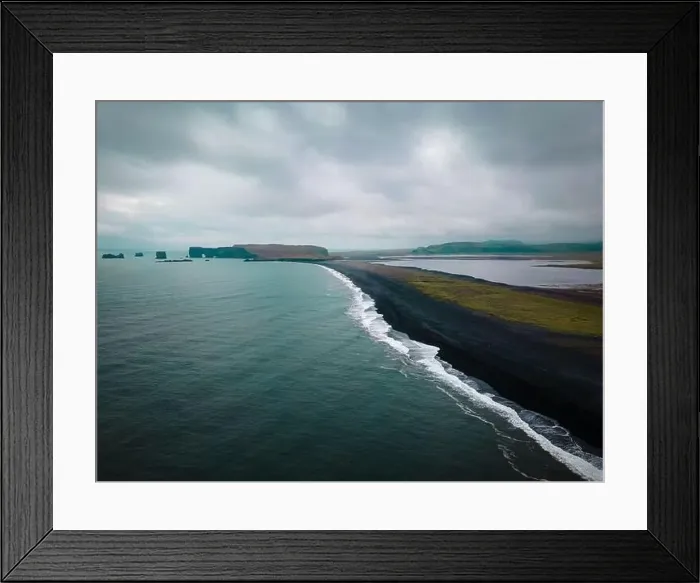 Framed Print : Reynisfjara Black Sand Beach Framed Print : Reynisfjara Black Sand Beach