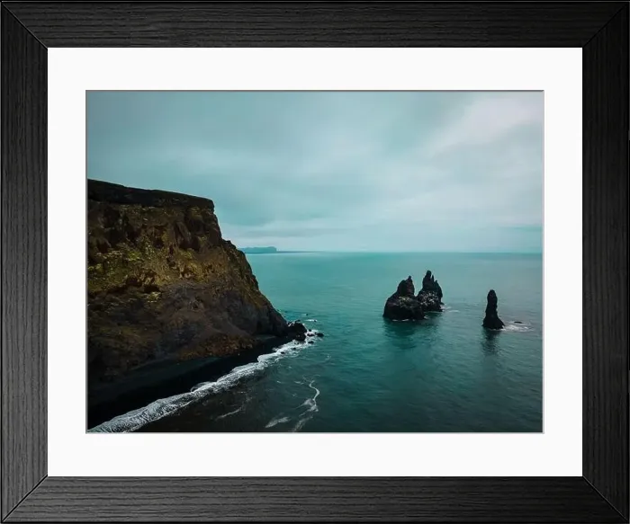 Framed Print : Reynisfjara Black Sand Beach Framed Print : Reynisfjara Black Sand Beach