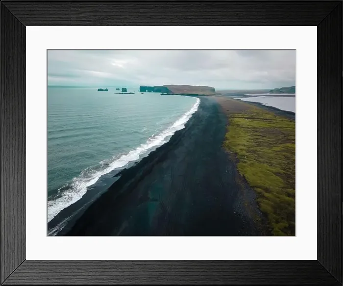 Framed Print : Reynisfjara Black Sand Beach Framed Print : Reynisfjara Black Sand Beach