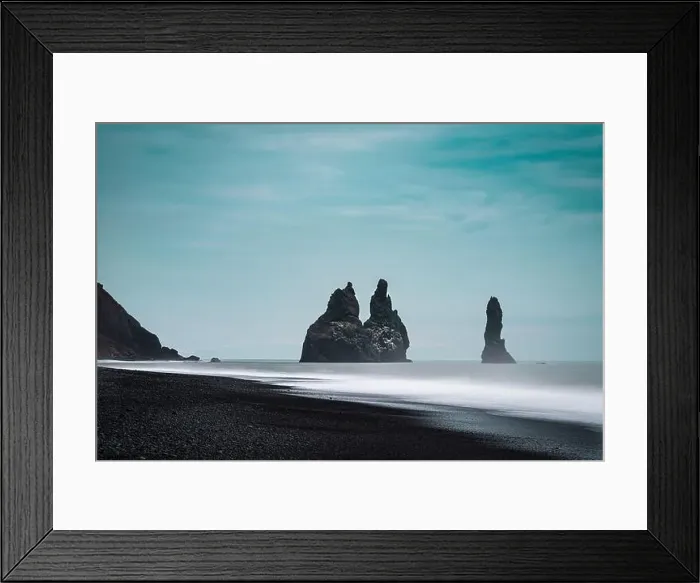 Framed Print : Reynisfjara Black Sand Beach Framed Print : Reynisfjara Black Sand Beach