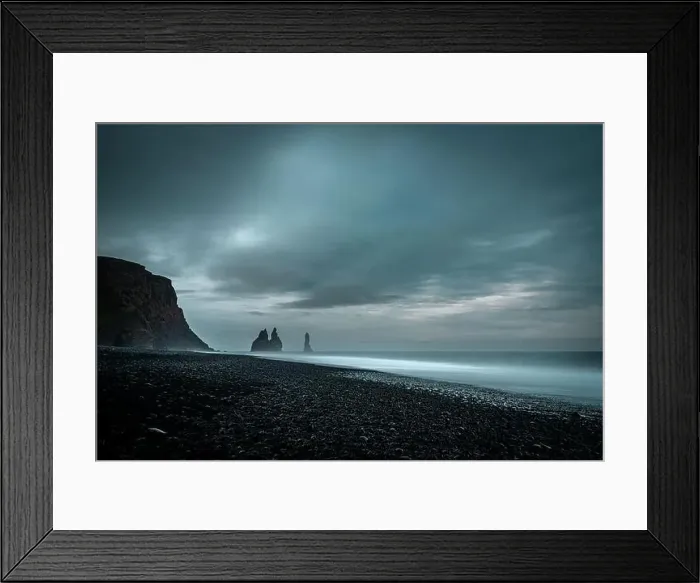 Framed Print : Reynisfjara Black Sand Beach Framed Print : Reynisfjara Black Sand Beach