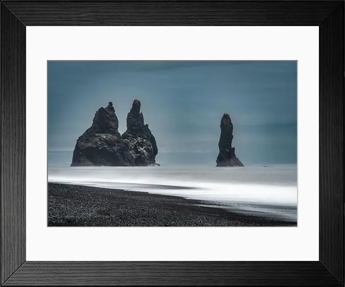 Framed Print : Reynisfjara Black Sand Beach Framed Print : Reynisfjara Black Sand Beach