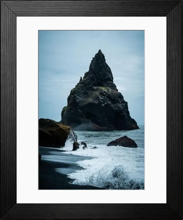 Framed Print : Reynisfjara Black Sand Beach Framed Print : Reynisfjara Black Sand Beach