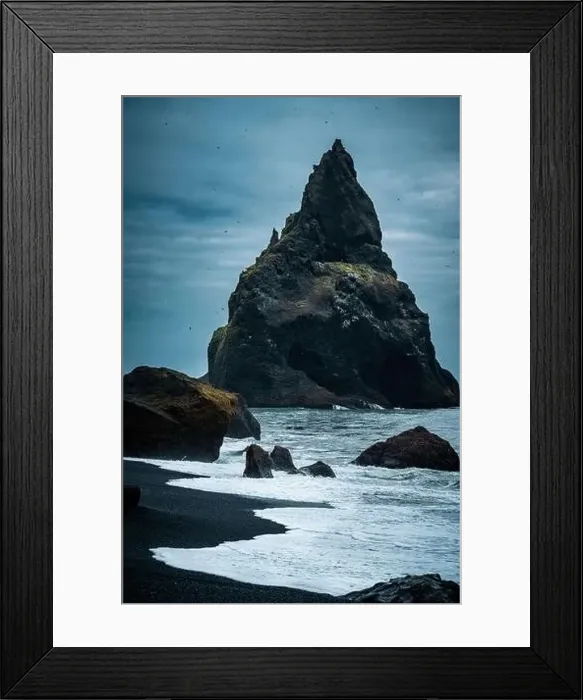 Framed Print : Reynisfjara Black Sand Beach Framed Print : Reynisfjara Black Sand Beach