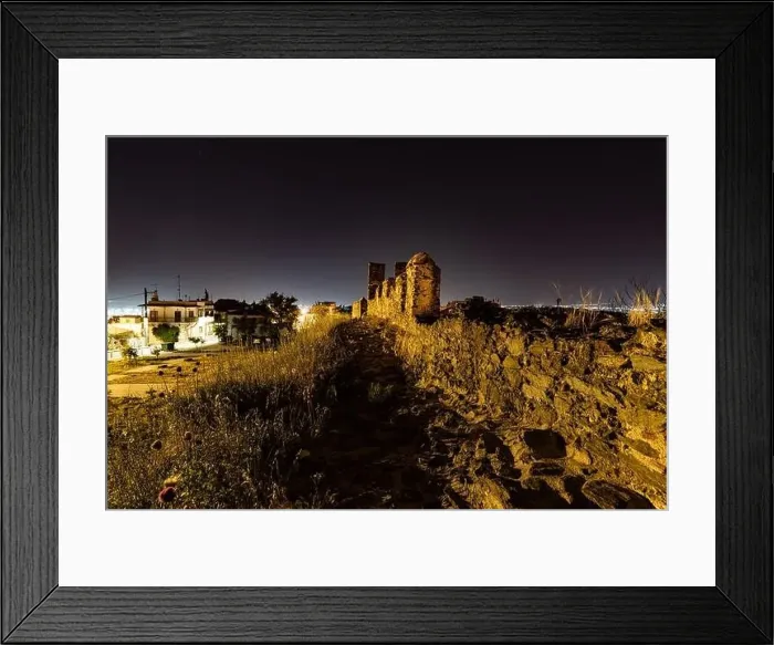 Framed Print : Thessaloniki urban views, during night Framed Print : Thessaloniki urban views, during night
