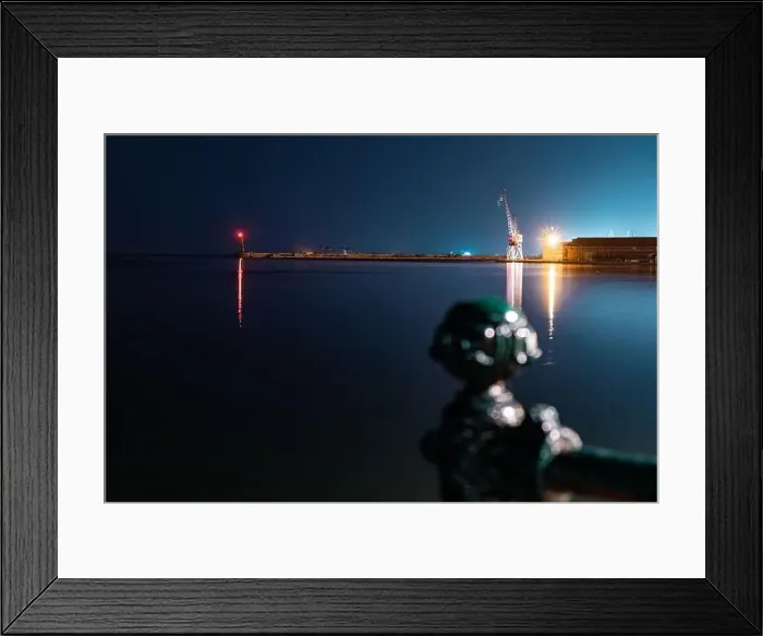 Framed Print : Thessaloniki urban views, during night Framed Print : Thessaloniki urban views, during night