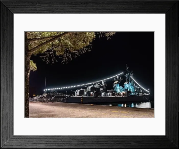 Framed Print : Thessaloniki urban views, during night Framed Print : Thessaloniki urban views, during night