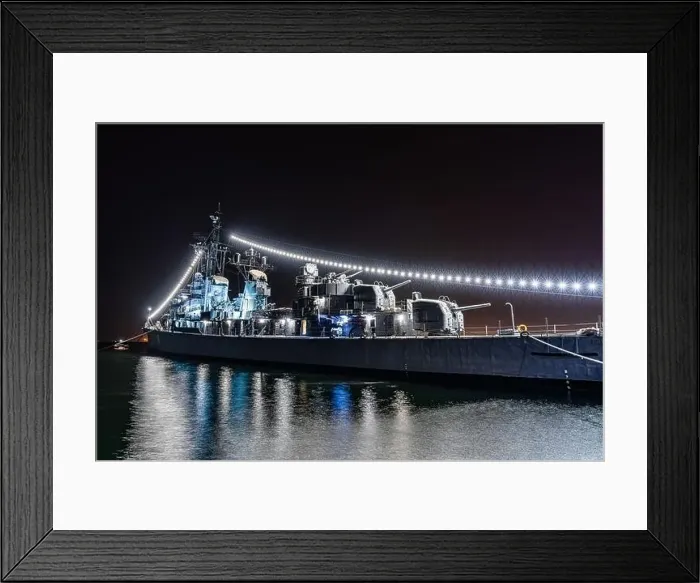 Framed Print : Thessaloniki urban views, during night Framed Print : Thessaloniki urban views, during night