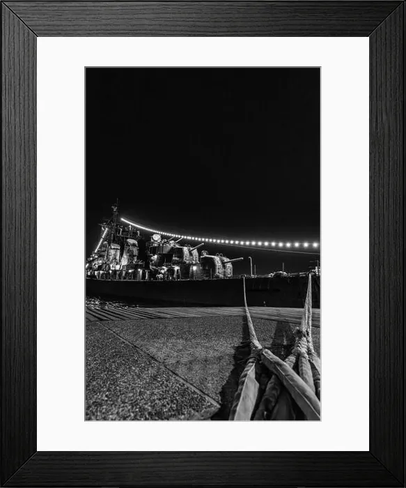 Framed Print : Thessaloniki urban views, during night Framed Print : Thessaloniki urban views, during night