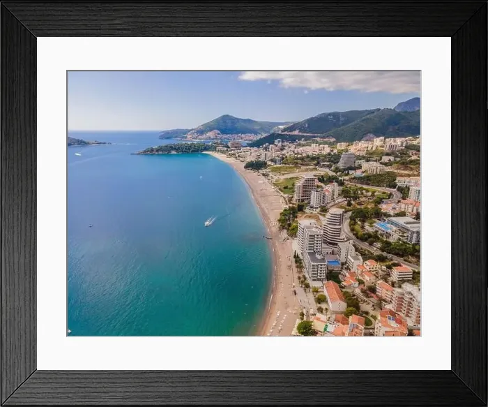 Framed Print : Aerophotography. View from flying drone Framed Print : Aerophotography. View from flying drone