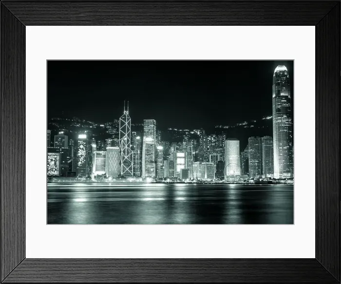Framed Print : The amazing view of Hong-Kong cityscape full of skyscrapers from the rooftop Framed Print : The amazing view of Hong-Kong cityscape full of skyscrapers from the rooftop