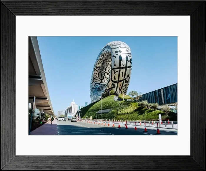 Framed Print : View on skyscrapers in Financial center of Dubai. Dubai, UAE Framed Print : View on skyscrapers in Financial center of Dubai. Dubai, UAE