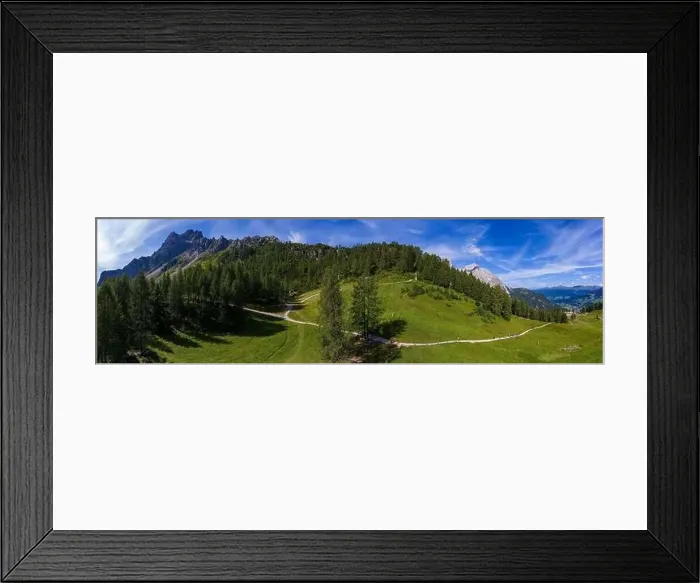 Framed Print : Panoramic view of the Dolomites Framed Print : Panoramic view of the Dolomites