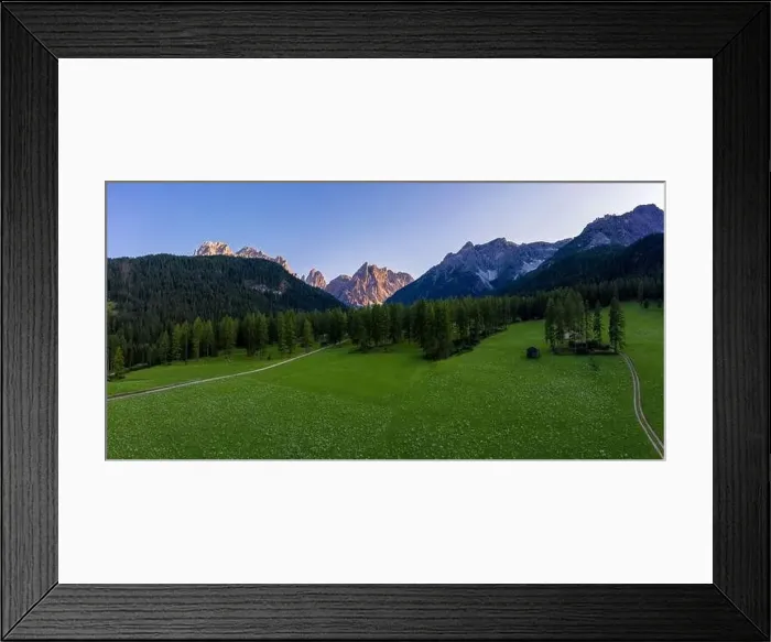 Framed Print : Panoramic view on Dolomites Framed Print : Panoramic view on Dolomites