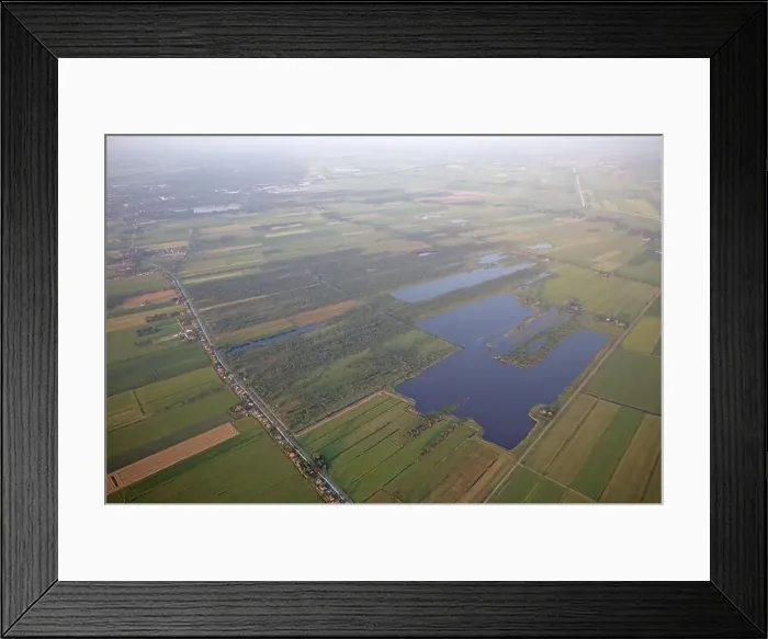 Framed Print : Agricultural landscape of Friesland, one of the northern provinces of the Netherlands - Friesland from above Framed Print : Agricultural landscape of Friesland, one of the northern provinces of the Netherlands - Friesland from above