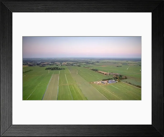 Framed Print : Agricultural landscape of Friesland Framed Print : Agricultural landscape of Friesland
