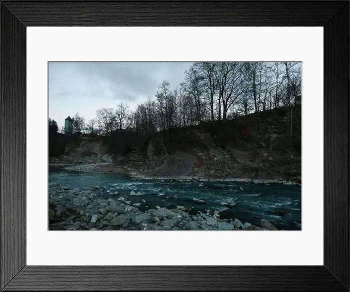 Framed Print : Amazing river in the Ukrainian Carpathian mountains Framed Print : Amazing river in the Ukrainian Carpathian mountains