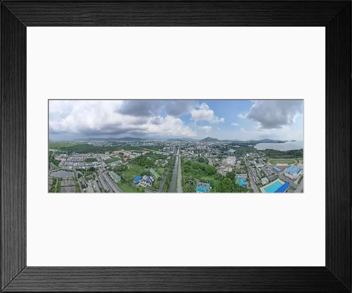 Framed Print : Phuket Thailand on March 28-2022 Aerial view drone photography High angle view of Phuket city Framed Print : Phuket Thailand on March 28-2022 Aerial view drone photography High angle view of Phuket city