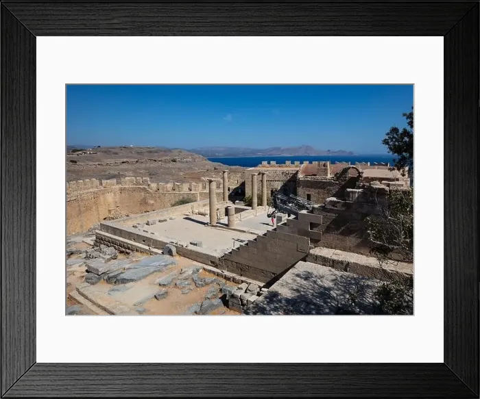 Framed Print : Lindos, Greece Framed Print : Lindos, Greece