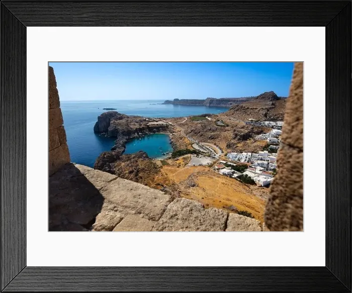 Framed Print : Lindos, Greece Framed Print : Lindos, Greece