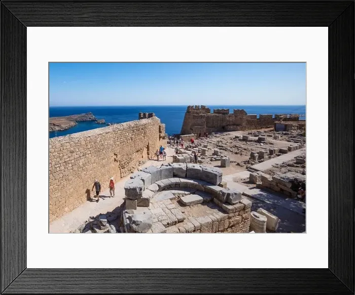 Framed Print : Lindos, Greece Framed Print : Lindos, Greece