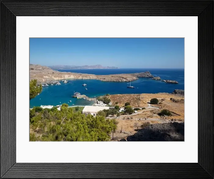 Framed Print : Lindos, Greece Framed Print : Lindos, Greece