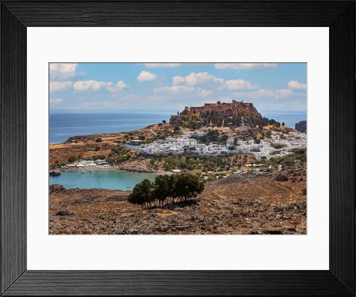 Framed Print : Lindos, Greece Framed Print : Lindos, Greece