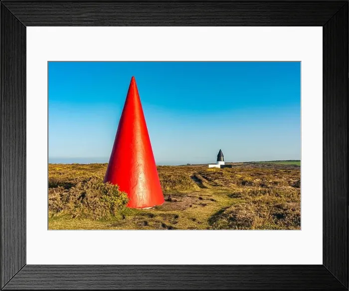 Framed Print : Navigational Daymarks on Land's End, Gwennap Head, Porthgwarra, Lands End, Cornwall, England Framed Print : Navigational Daymarks on Land's End, Gwennap Head, Porthgwarra, Lands End, Cornwall, England