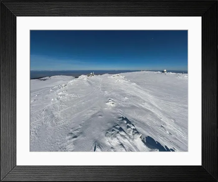 Framed Print : Aerial Winter view of Vitosha Mountain near Cherni Vrah peak, Sofia City Region, Bulgaria Framed Print : Aerial Winter view of Vitosha Mountain near Cherni Vrah peak, Sofia City Region, Bulgaria