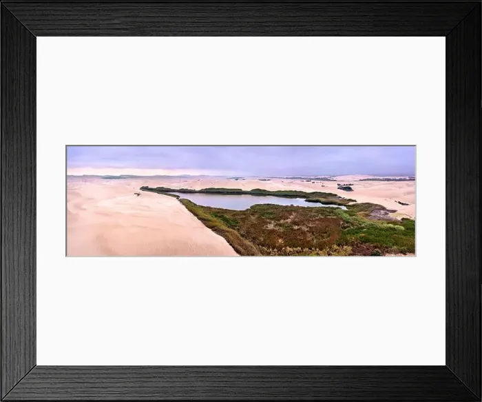 Framed Print : Aerial view of the Moron Oasis in Pisco, Peru Framed Print : Aerial view of the Moron Oasis in Pisco, Peru