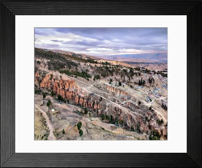 Framed Print : Torre Torre rock formations at Huancayo in Junin, Peru Framed Print : Torre Torre rock formations at Huancayo in Junin, Peru