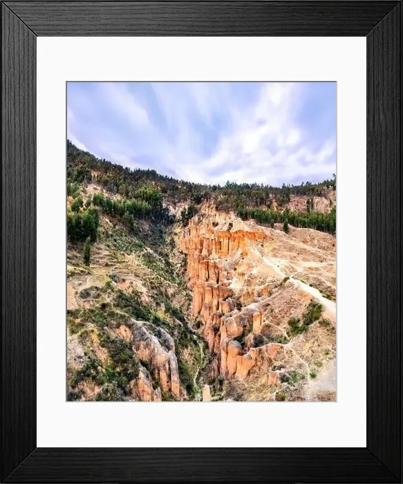 Framed Print : Torre Torre rock formations at Huancayo in Junin, Peru Framed Print : Torre Torre rock formations at Huancayo in Junin, Peru
