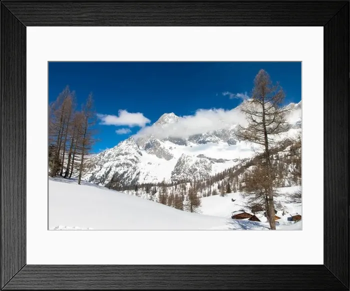 Framed Print : Panorama aerial view from the Dachstein Glacier Framed Print : Panorama aerial view from the Dachstein Glacier
