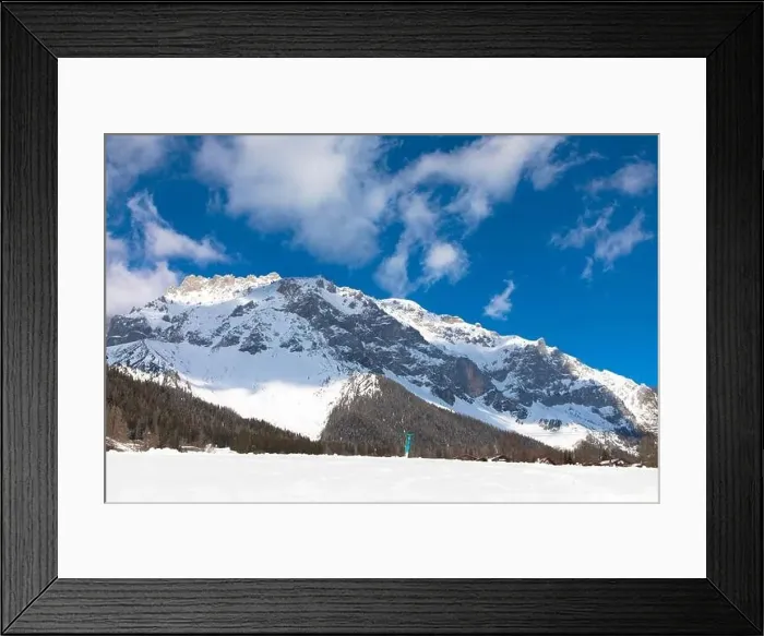 Framed Print : Panorama aerial view from the Dachstein Glacier Framed Print : Panorama aerial view from the Dachstein Glacier