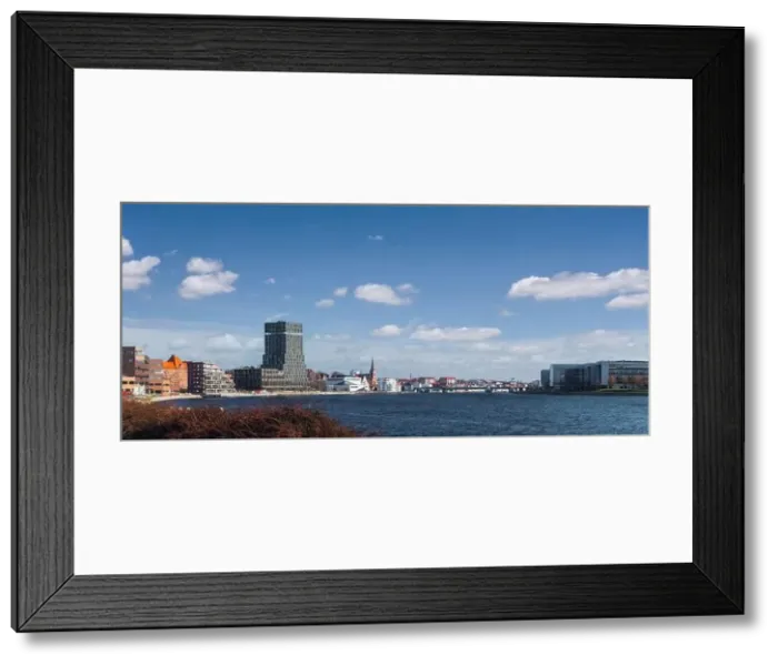 Framed Print : Wide panoramic skyline cityscape of Sonderborg (Dan. Sønderborg), city in Southern Denmark Framed Print : Wide panoramic skyline cityscape of Sonderborg (Dan. Sønderborg), city in Southern Denmark