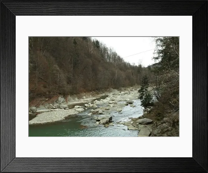 Framed Print : River in the Carpathian mountains in autumn Framed Print : River in the Carpathian mountains in autumn