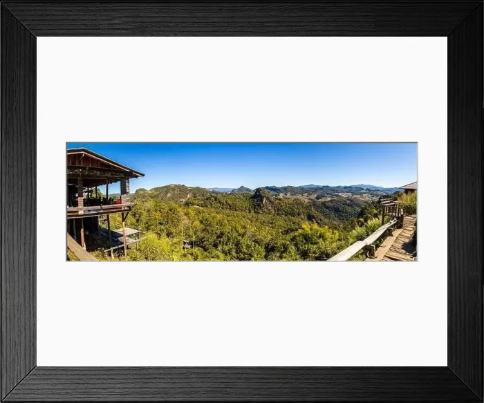 Framed Print : Phu Pha Mok Ban Jabo village in Mae Hong Son, Thailand Framed Print : Phu Pha Mok Ban Jabo village in Mae Hong Son, Thailand