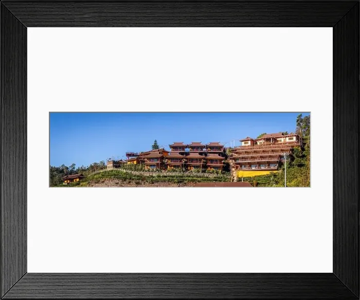 Framed Print : Sunrise with fog over Ban Rak thai, chinese village near a lake in Mae Hong Son, Thailand Framed Print : Sunrise with fog over Ban Rak thai, chinese village near a lake in Mae Hong Son, Thailand