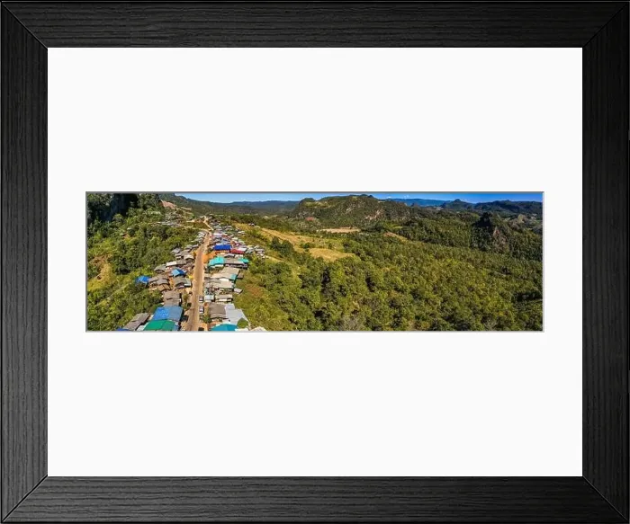 Framed Print : Phu Pha Mok Ban Jabo village in Mae Hong Son, Thailand Framed Print : Phu Pha Mok Ban Jabo village in Mae Hong Son, Thailand