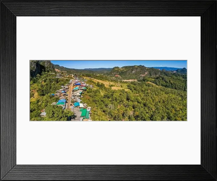 Framed Print : Phu Pha Mok Ban Jabo village in Mae Hong Son, Thailand Framed Print : Phu Pha Mok Ban Jabo village in Mae Hong Son, Thailand