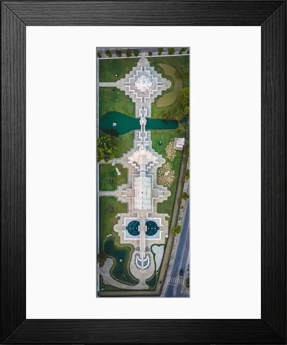 Framed Print : Aerial view of Wat Rong Khun, the white temple, at sunrise, in Chiang Rai, Thailand, south east asia Framed Print : Aerial view of Wat Rong Khun, the white temple, at sunrise, in Chiang Rai, Thailand, south east asia