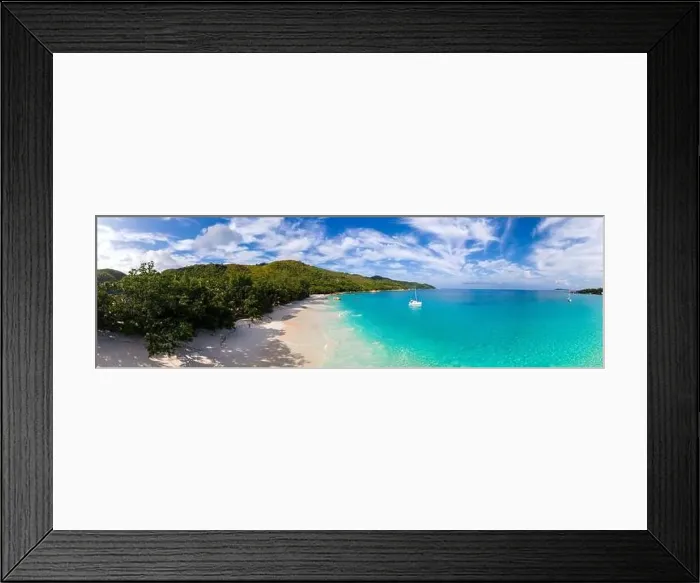 Framed Print : Praslin Seychelles tropical island with withe beaches and palm trees Framed Print : Praslin Seychelles tropical island with withe beaches and palm trees