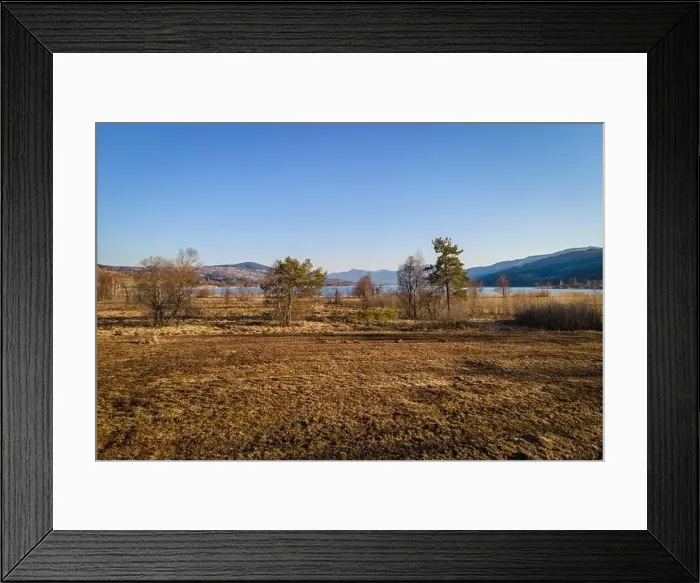 Framed Print : Aerial shot of the conservation area at the Irrsee in Austria Framed Print : Aerial shot of the conservation area at the Irrsee in Austria