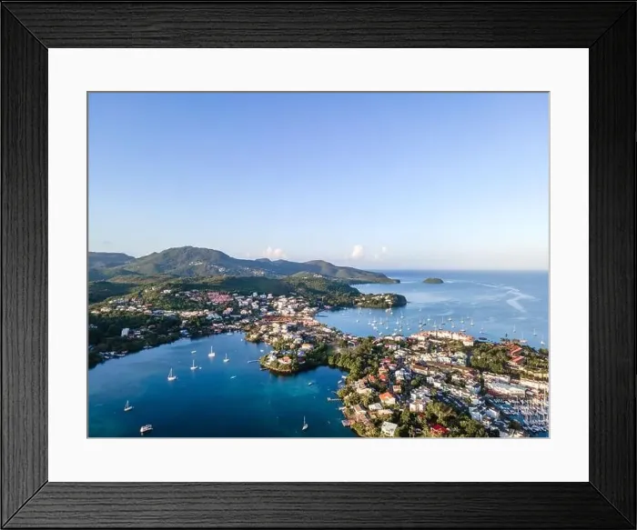 Framed Print : Sunrising in Anse Mitan, Les Trois-Ilets, Martinique, French Antilles Framed Print : Sunrising in Anse Mitan, Les Trois-Ilets, Martinique, French Antilles
