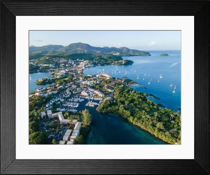 Framed Print : Marina of la Pointe du Bout, Les Trois-Ilets, Martinique, French Antilles Framed Print : Marina of la Pointe du Bout, Les Trois-Ilets, Martinique, French Antilles