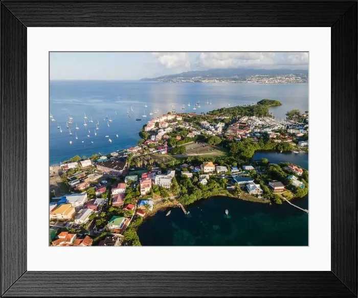 Framed Print : La Pointe du Bout, Les Trois-Ilets, Martinique, French Antilles Framed Print : La Pointe du Bout, Les Trois-Ilets, Martinique, French Antilles