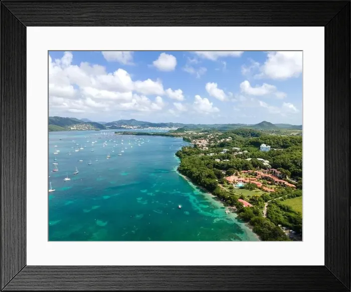 Framed Print : Sainte-Anne, Martinique, French Antilles Framed Print : Sainte-Anne, Martinique, French Antilles