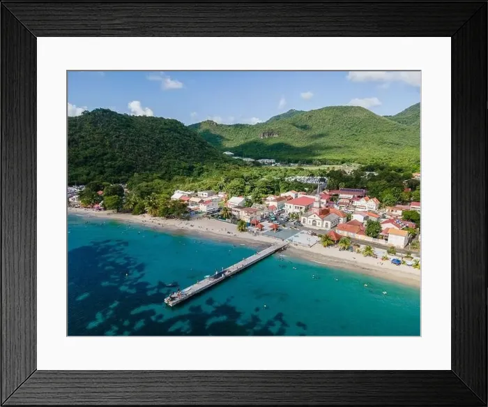 Framed Print : Les Anses d'Arlet, Martinique, French Antilles Framed Print : Les Anses d'Arlet, Martinique, French Antilles
