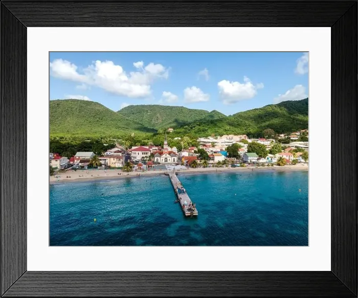Framed Print : Les Anses d'Arlet, Martinique, French Antilles Framed Print : Les Anses d'Arlet, Martinique, French Antilles