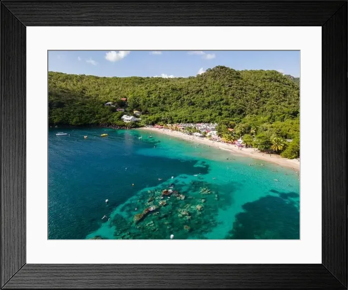 Framed Print : Les Anses d'Arlet, Martinique, French Antilles Framed Print : Les Anses d'Arlet, Martinique, French Antilles